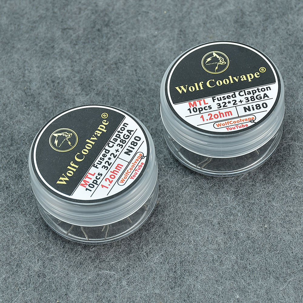 Clapton Wire Pre Built - Wolfcoolvape wstępnie zbudowane cewki zacisk bezpiecznika