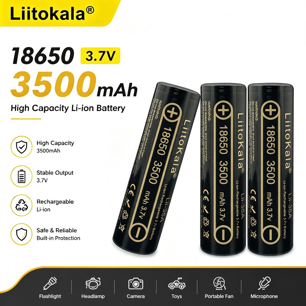 Vape Battery 18650 - 100% Oryginalne, Wysokiej Jakości Baterie Liitokala