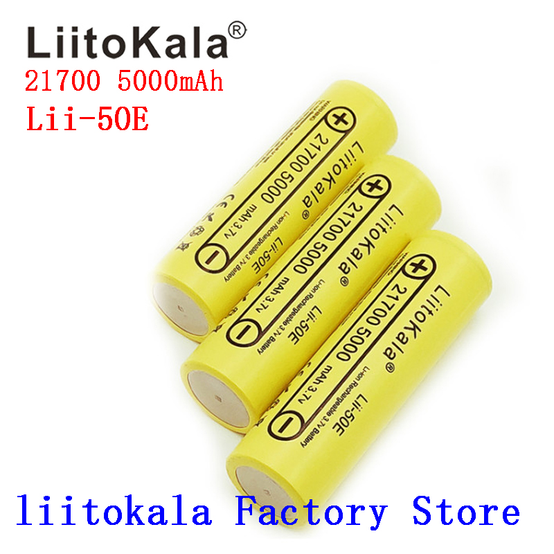 LiitoKala Lii-50E 21700 5000mA – Vape Battery 18650 recenzja i cena
