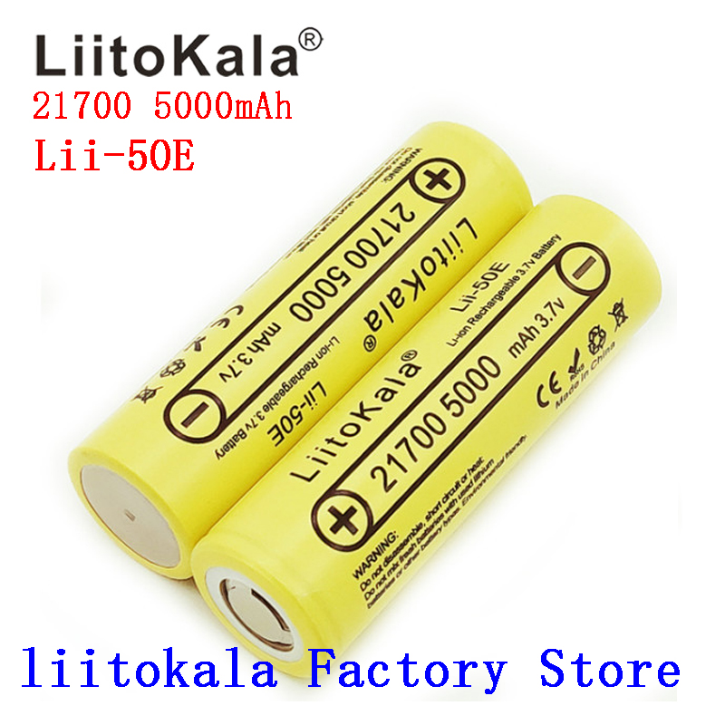 LiitoKala Lii-50E 21700 5000mA – Vape Battery 18650 recenzja i cena