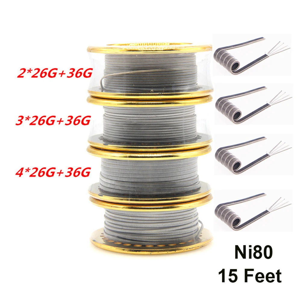 Ni80 Wire 26G 36GA 15 Feet Cla – Clapton Wire Pre Built recenzja i cena