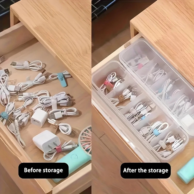 Przezroczysty organizer na kab – Battery Case Storage recenzja i cena