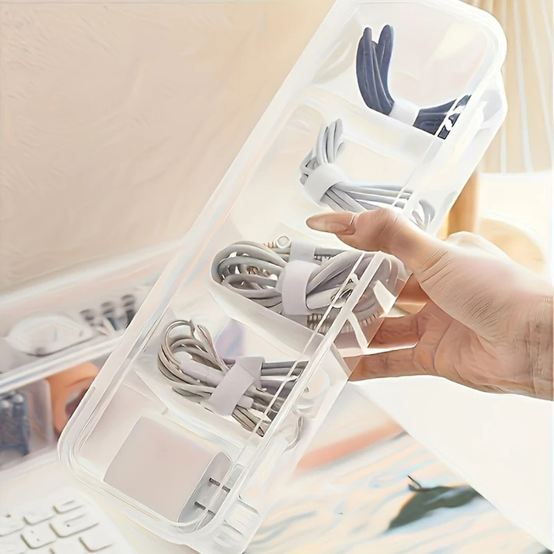 Przezroczysty organizer na kab – Battery Case Storage recenzja i cena